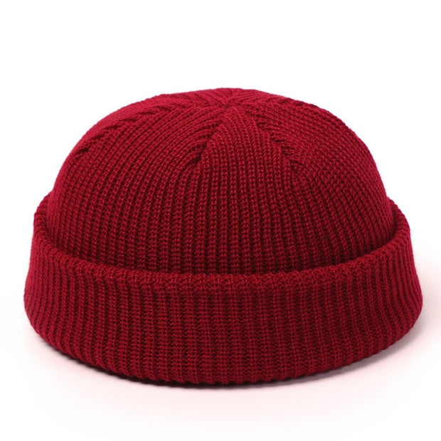 Knitted Hats for Women Skullcap Men Beanie Hat Winter