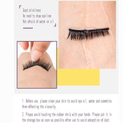 1Pair Reusable Self-adhesive False Eyelashes