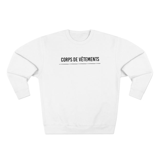 CV fit Unisex Premium Crewneck Sweatshirt
