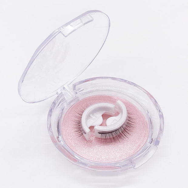 1Pair Reusable Self-adhesive False Eyelashes