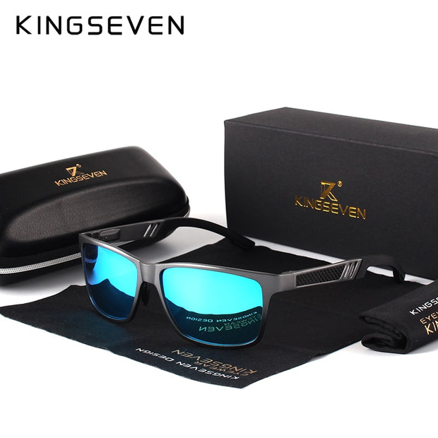 KINGSEVEN Men Polarized Sunglasses Aluminum Magnesium