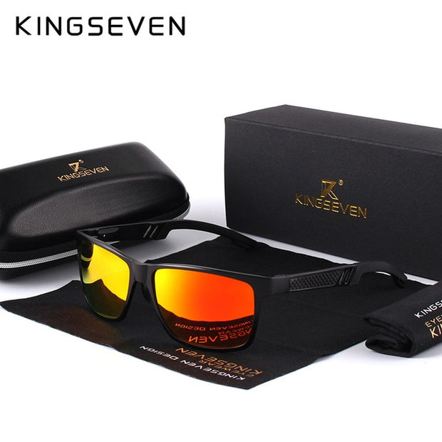 KINGSEVEN Men Polarized Sunglasses Aluminum Magnesium