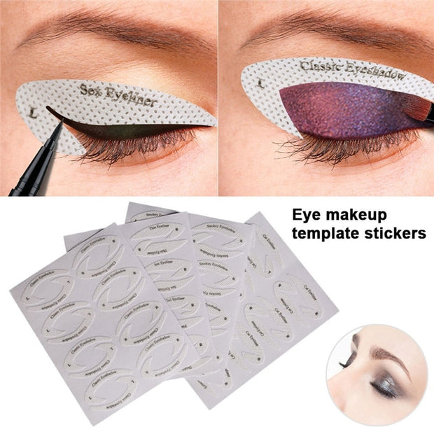 Quick Eyeliner Eyeshadow Stencils
