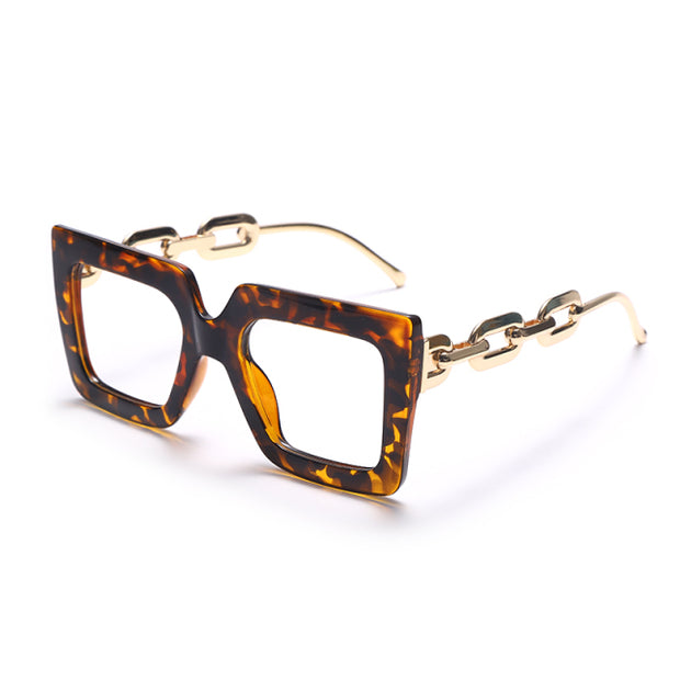 Fashion High-quality Large Frame Glasses  Anti blue light  For Women
