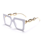 Fashion High-quality Large Frame Glasses  Anti blue light  For Women